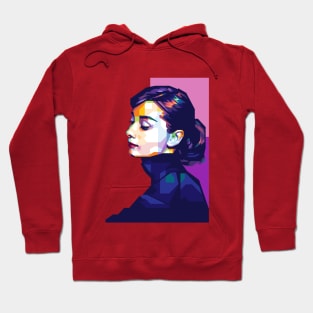 Audrey hepburn WPAP Pop Art Hoodie